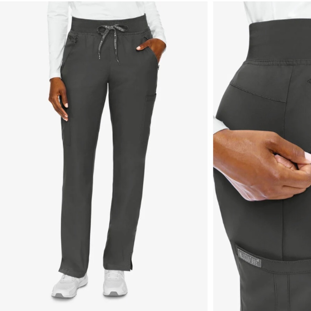 Med Couture Insight Scrub Pants | Pewter | Size 3X